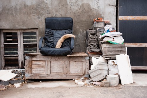 Recycling furniture at local centers in Bow